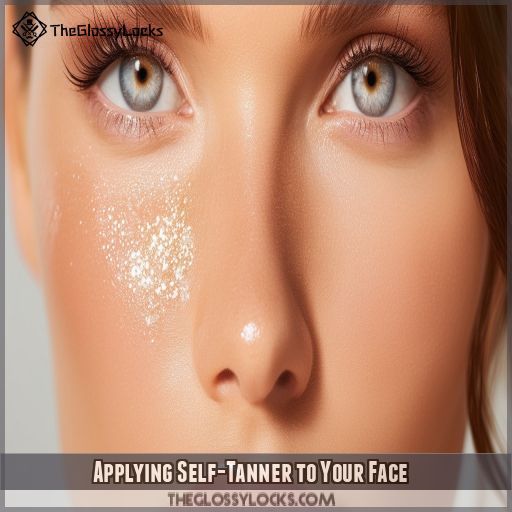 Applying Self-Tanner to Your Face