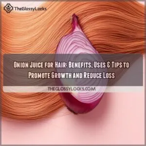 are onion juice good for hair