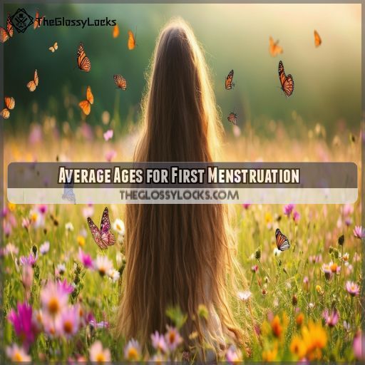Average Ages for First Menstruation