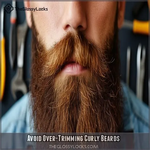 Avoid Over-Trimming Curly Beards