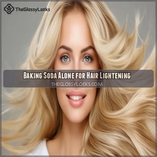 Baking Soda Alone for Hair Lightening