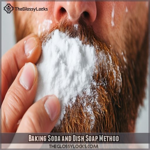 Baking Soda and Dish Soap Method