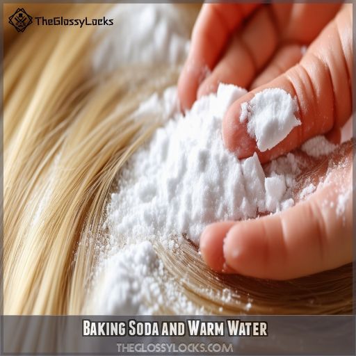 Baking Soda and Warm Water