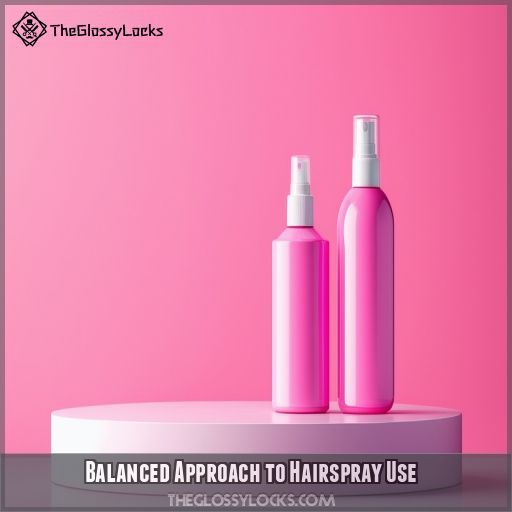 Balanced Approach to Hairspray Use