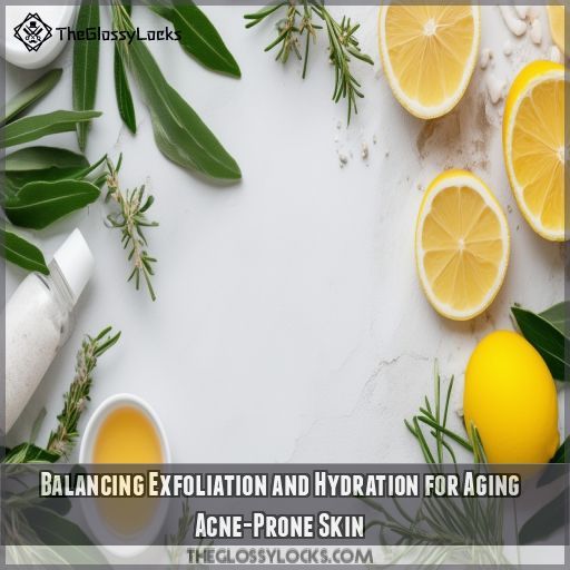 Balancing Exfoliation and Hydration for Aging Acne-Prone Skin