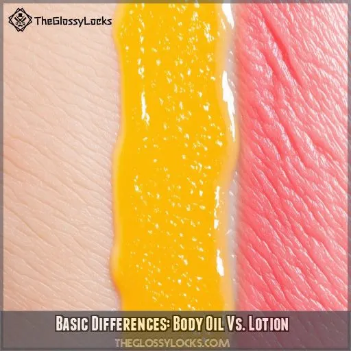 Basic Differences: Body Oil Vs. Lotion