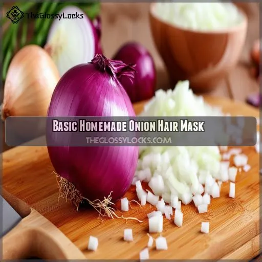 Basic Homemade Onion Hair Mask