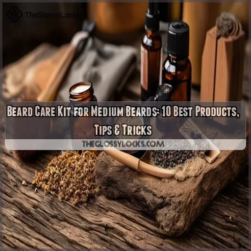 Beard care kit for medium beards