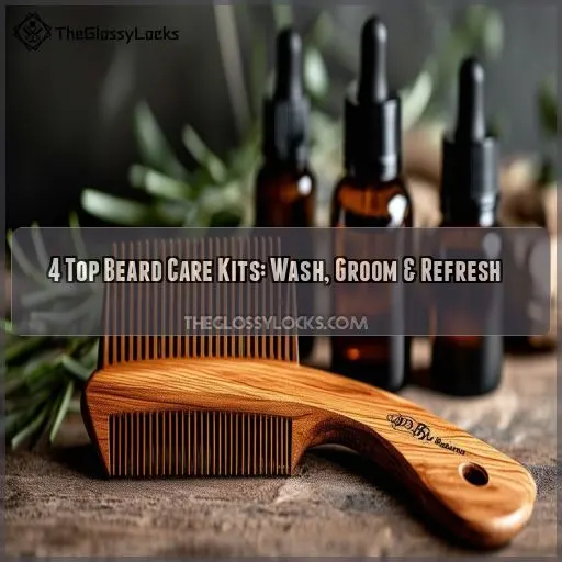 Beard care kit with beard wash