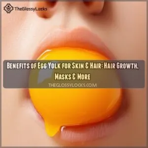 benefits of egg yolk for skin hair