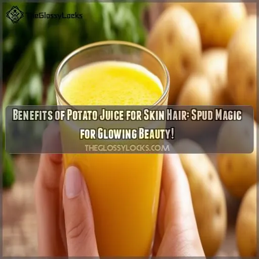 benefits of potato juice for skin hair