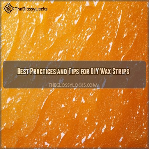 Best Practices and Tips for DIY Wax Strips