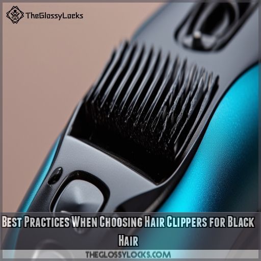 Best Practices When Choosing Hair Clippers for Black Hair
