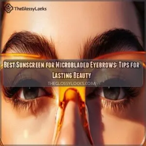 best sunscreen for microbladed eyebrows