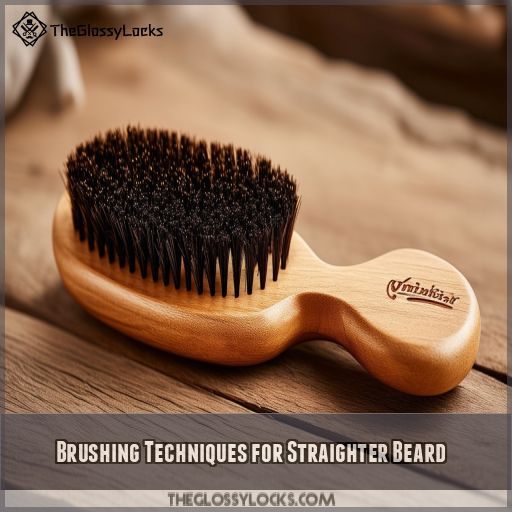 Brushing Techniques for Straighter Beard