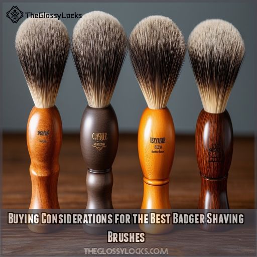 Buying Considerations for the Best Badger Shaving Brushes