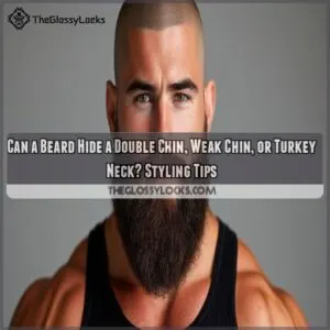can a beard hide a double chin, weak chin, or turkey neck