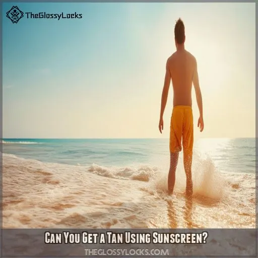 Can You Get a Tan Using Sunscreen