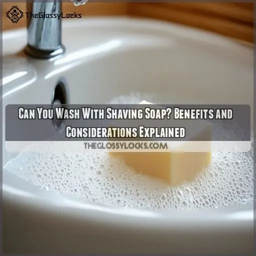 can you wash with shaving soap