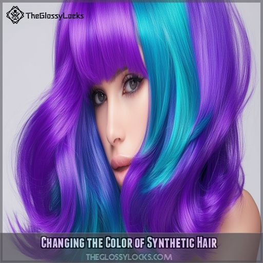 Changing the Color of Synthetic Hair