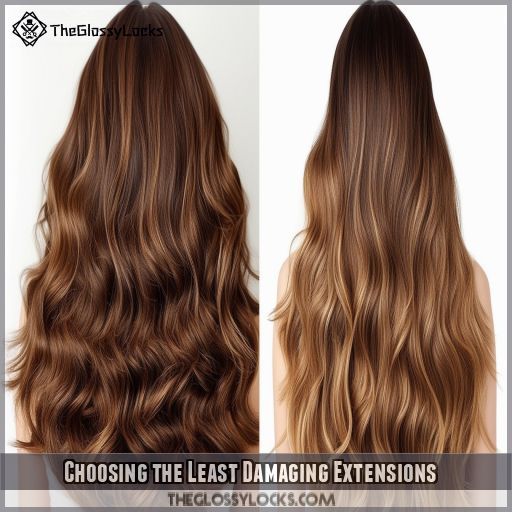Choosing the Least Damaging Extensions