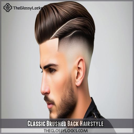 Classic Brushed Back Hairstyle