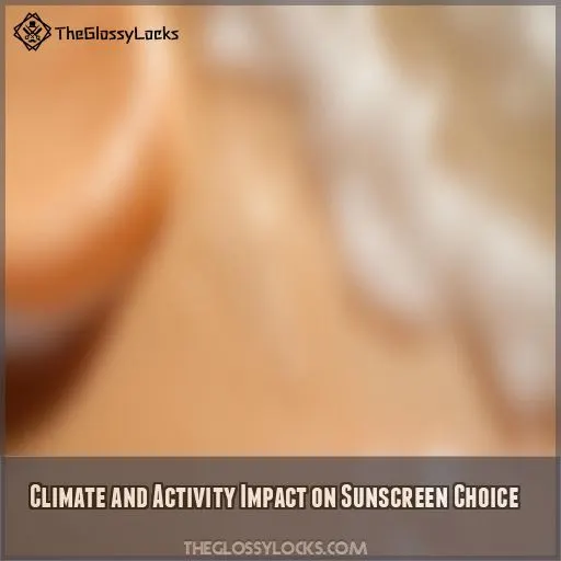 Climate and Activity Impact on Sunscreen Choice