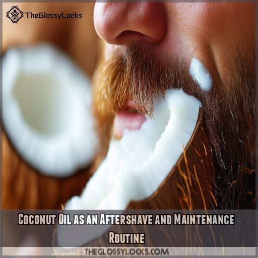Coconut Oil as an Aftershave and Maintenance Routine
