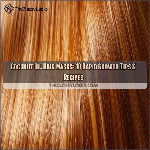 Coconut oil hair masks for rapid hair growth