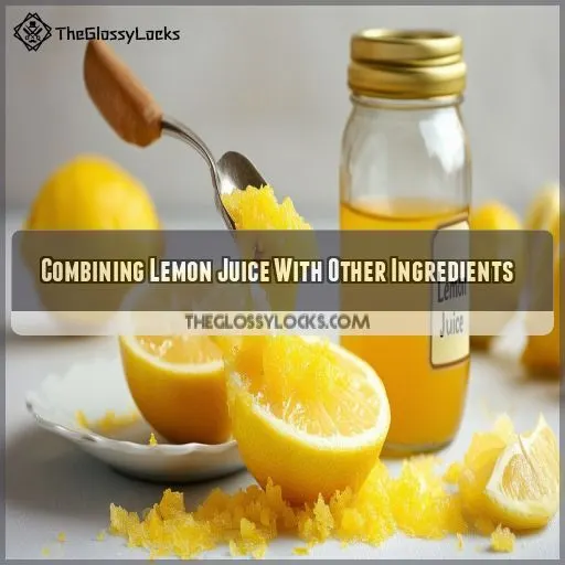 Combining Lemon Juice With Other Ingredients