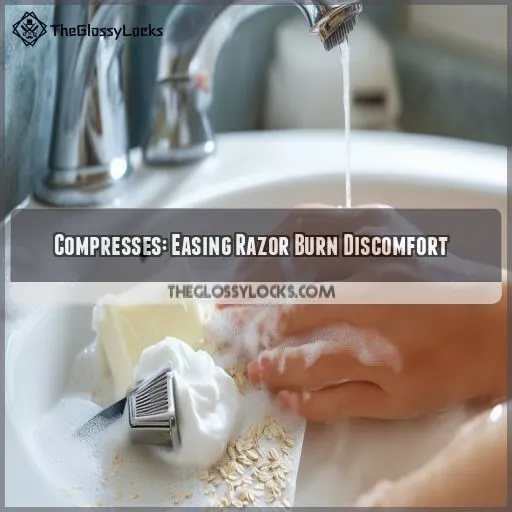 Compresses: Easing Razor Burn Discomfort