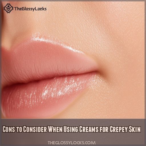 Cons to Consider When Using Creams for Crepey Skin