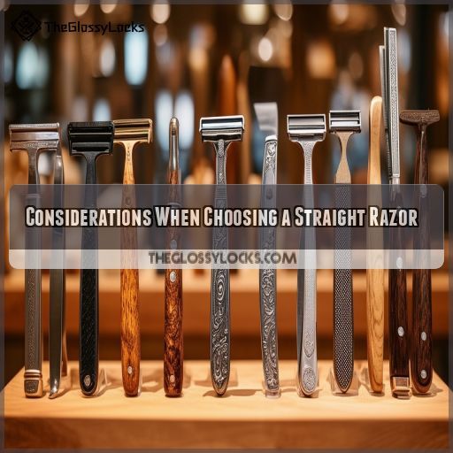 Considerations When Choosing a Straight Razor