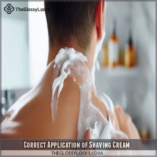 Correct Application of Shaving Cream