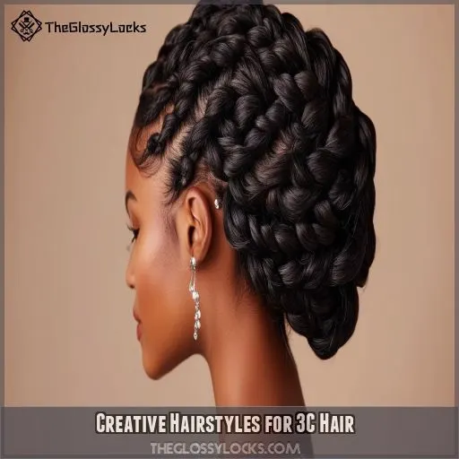 Creative Hairstyles for 3C Hair