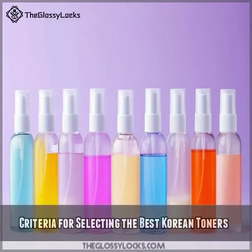 Criteria for Selecting the Best Korean Toners