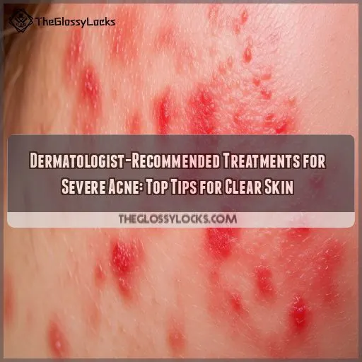 Dermatologist recommended treatments for severe acne