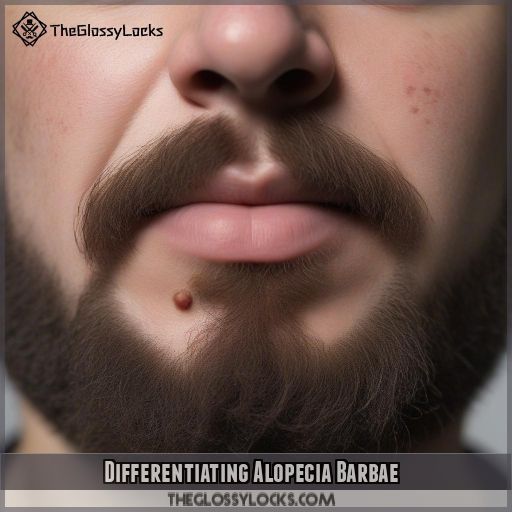 Differentiating Alopecia Barbae