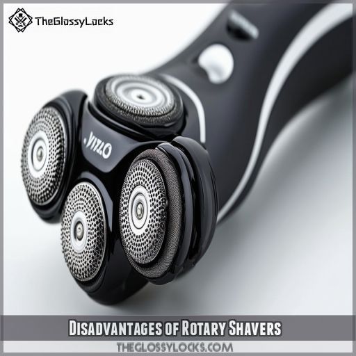 Disadvantages of Rotary Shavers