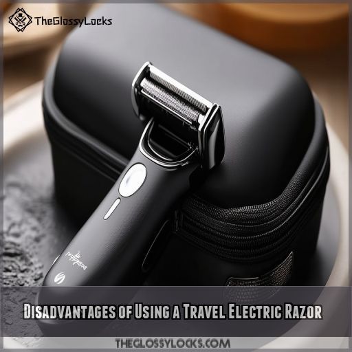 Disadvantages of Using a Travel Electric Razor