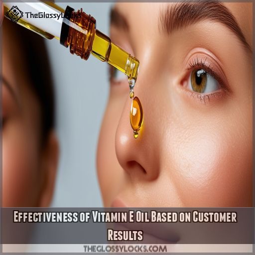 Effectiveness of Vitamin E Oil Based on Customer Results