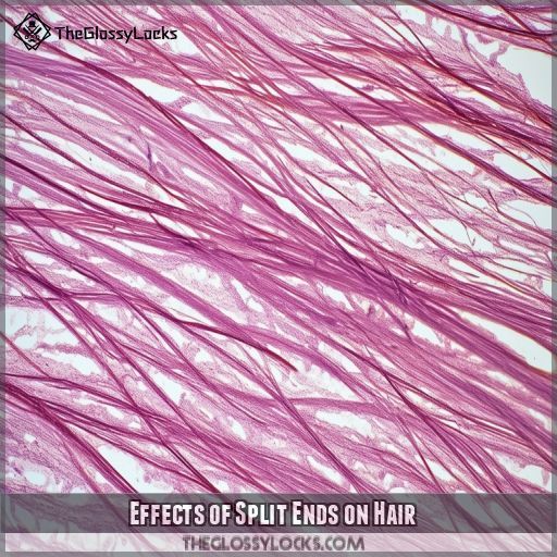 Effects of Split Ends on Hair