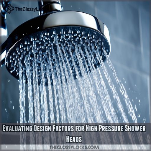 Evaluating Design Factors for High Pressure Shower Heads