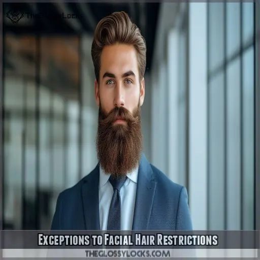 Exceptions to Facial Hair Restrictions