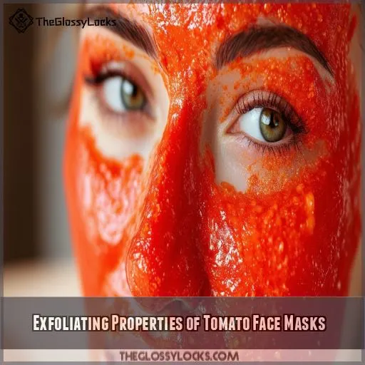 Exfoliating Properties of Tomato Face Masks