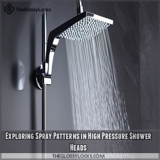 Exploring Spray Patterns in High Pressure Shower Heads