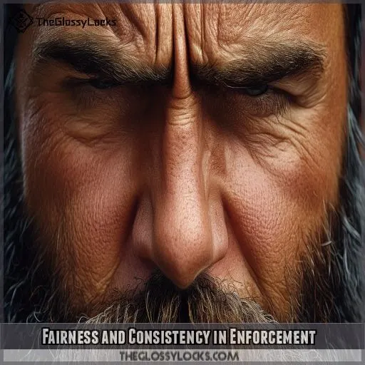 Fairness and Consistency in Enforcement