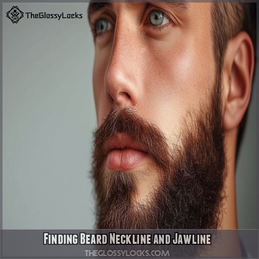 Finding Beard Neckline and Jawline