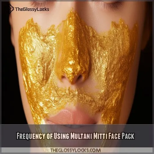 Frequency of Using Multani Mitti Face Pack