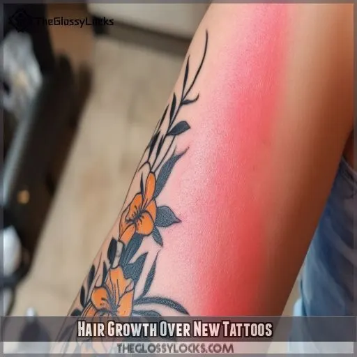 Hair Growth Over New Tattoos